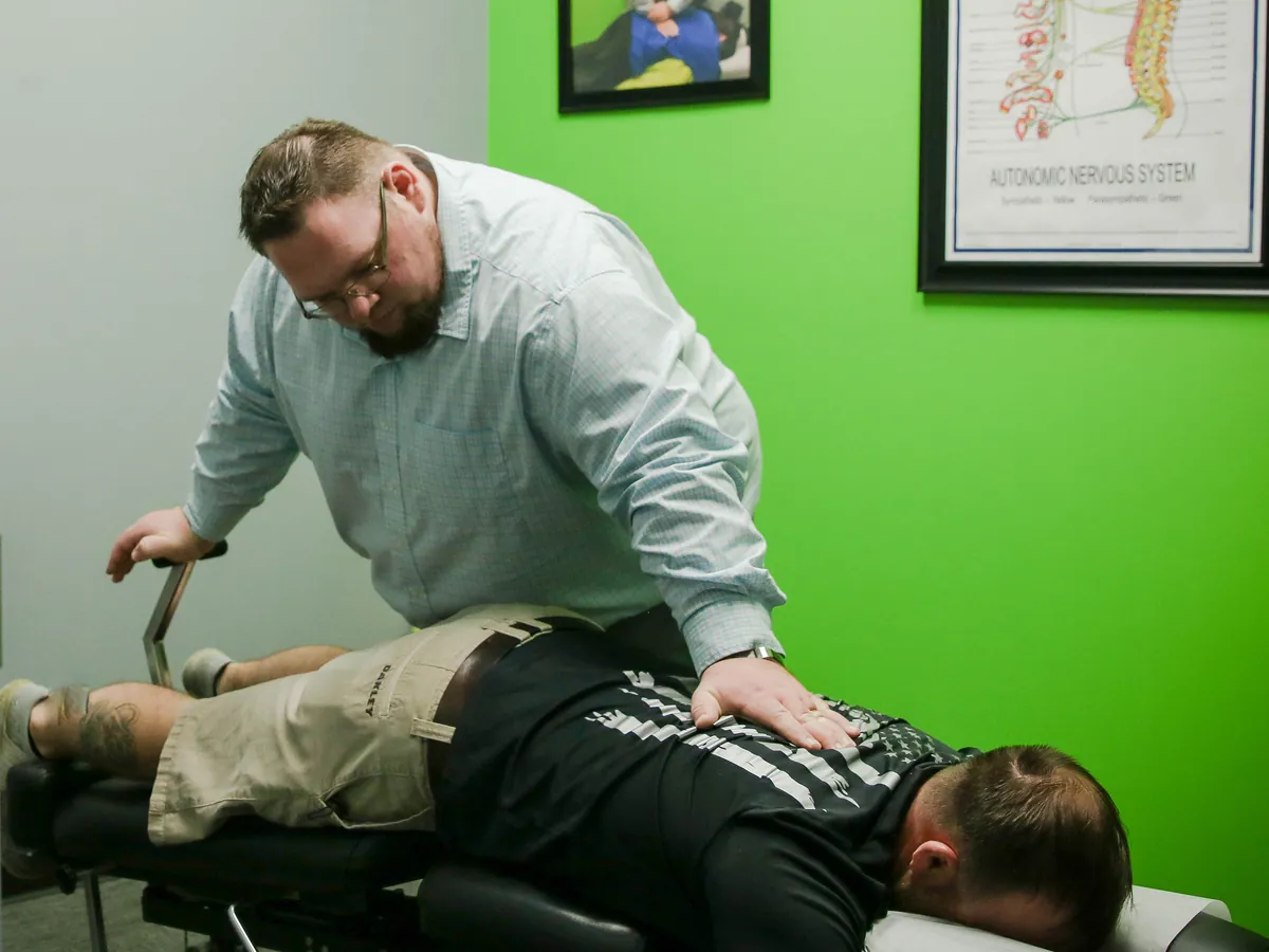 Flexion-Distraction at Schanuth Family Chiropractic in Council Bluffs