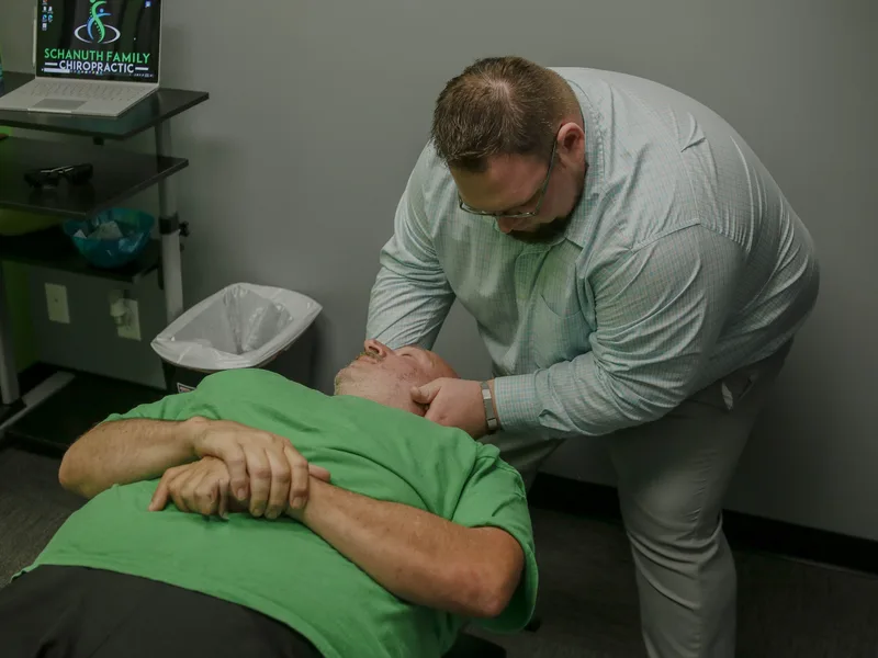 Chiropractic care for neck pain at Schanuth Family Chiropractic in Council Bluffs